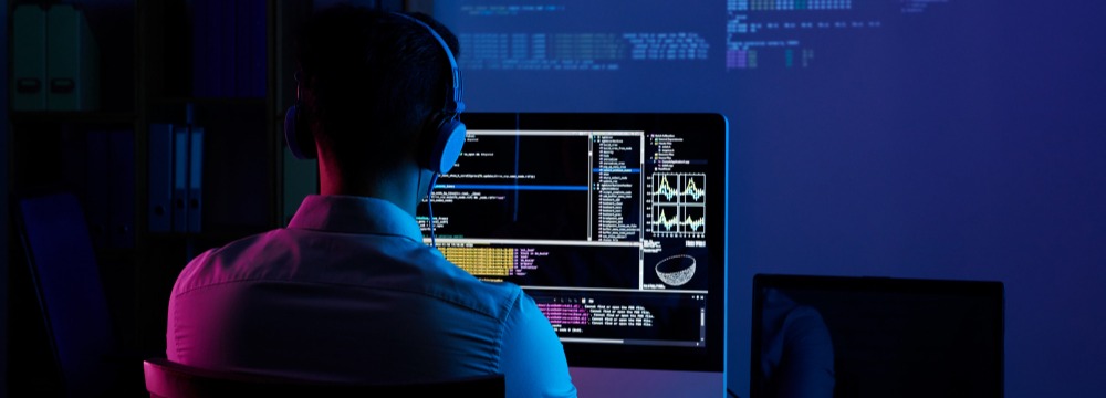 Digital transformation background